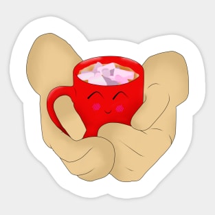 Mug of hot chocolate Sticker